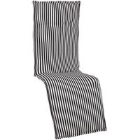 Auflage Tupelo 170x52x8cm Schwarz - Schwarz, Design, Textil (170/52/8cm) - Gardenson