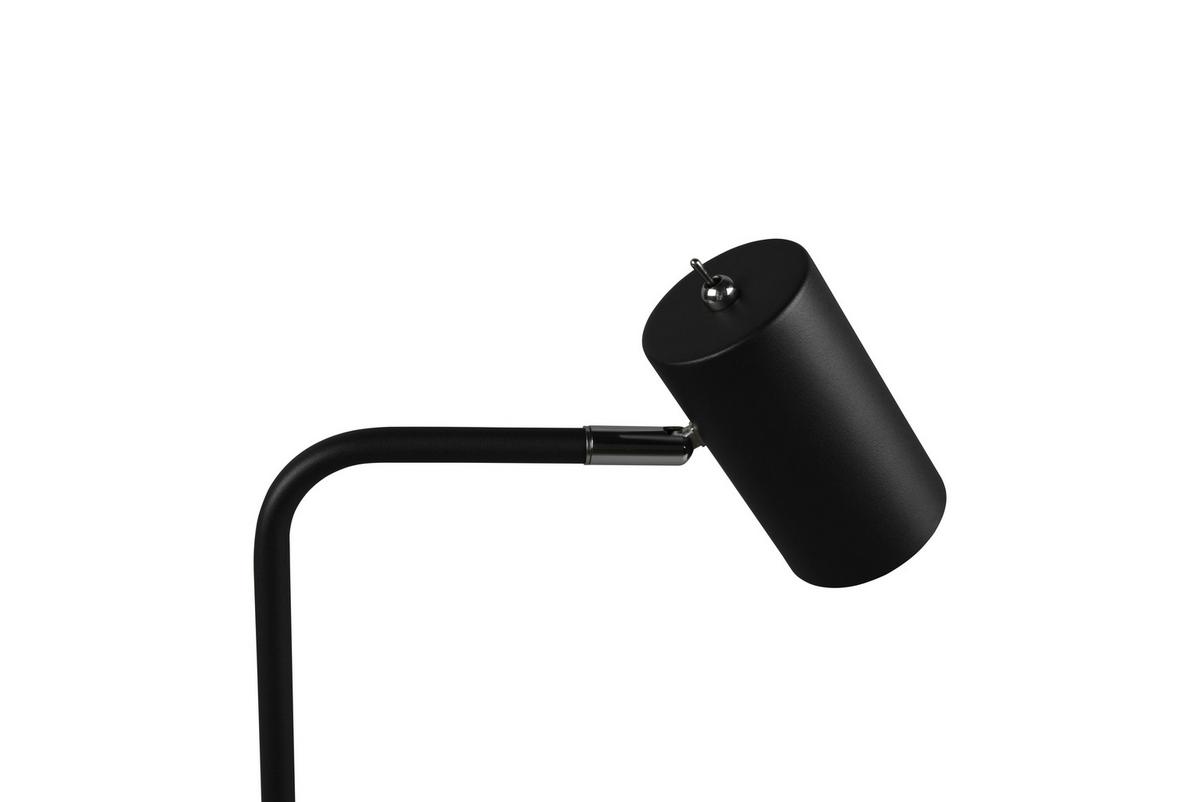 Tischlampe Marley Schwarz mit Kippschalter - Schwarz, Basics, Metall (45/12/25cm) - Trio Leuchten