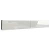 Tv-lowboard B: 180 Cm Weiß Hochglanz - Weiß Hochglanz/Weiß, LIFESTYLE, Holzwerkstoff (180/30/33cm) - P & B