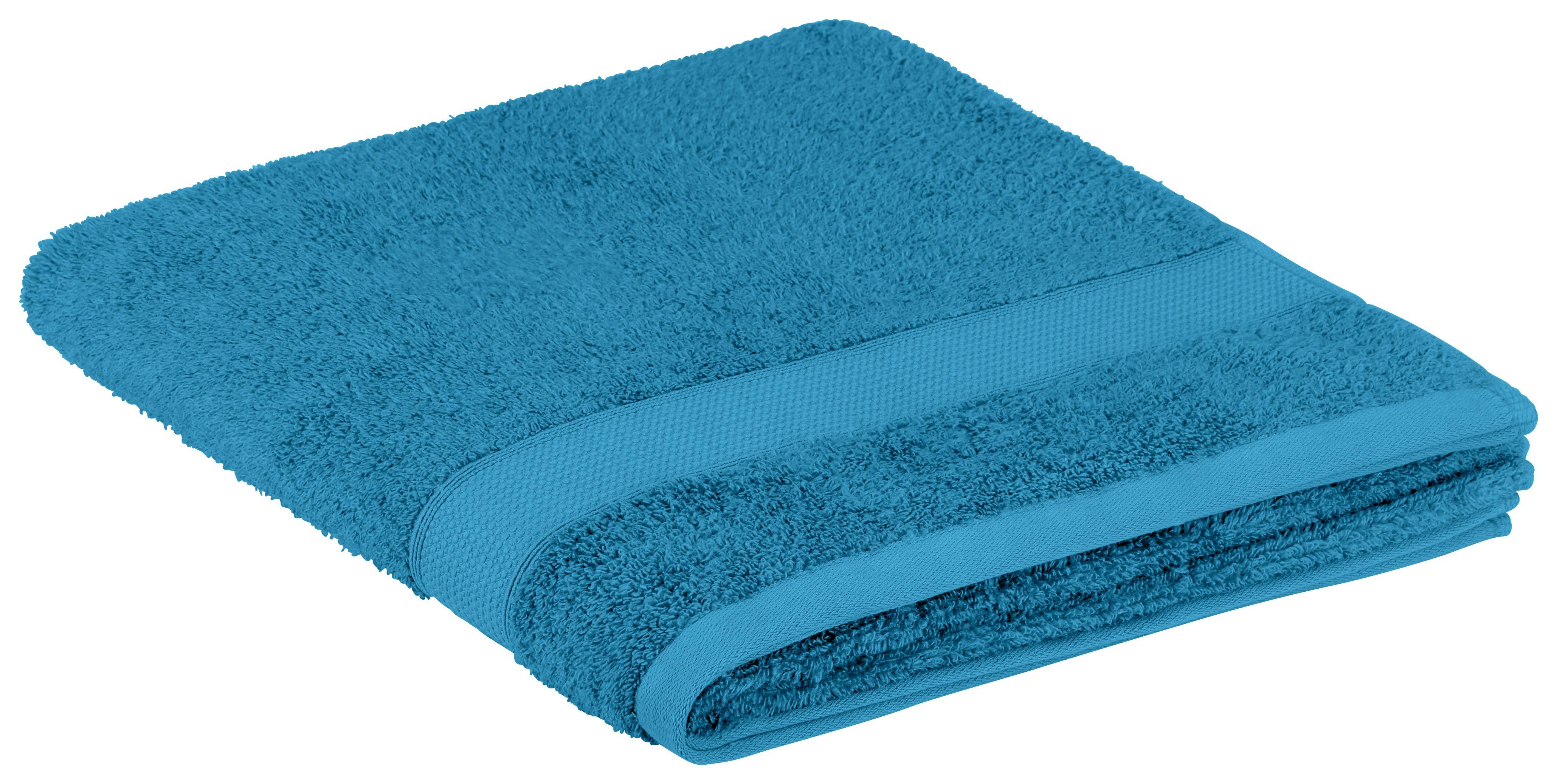 Fürdőlepedő Anke - Olajkék, Basics, Textil (70/140cm) - Luca Bessoni