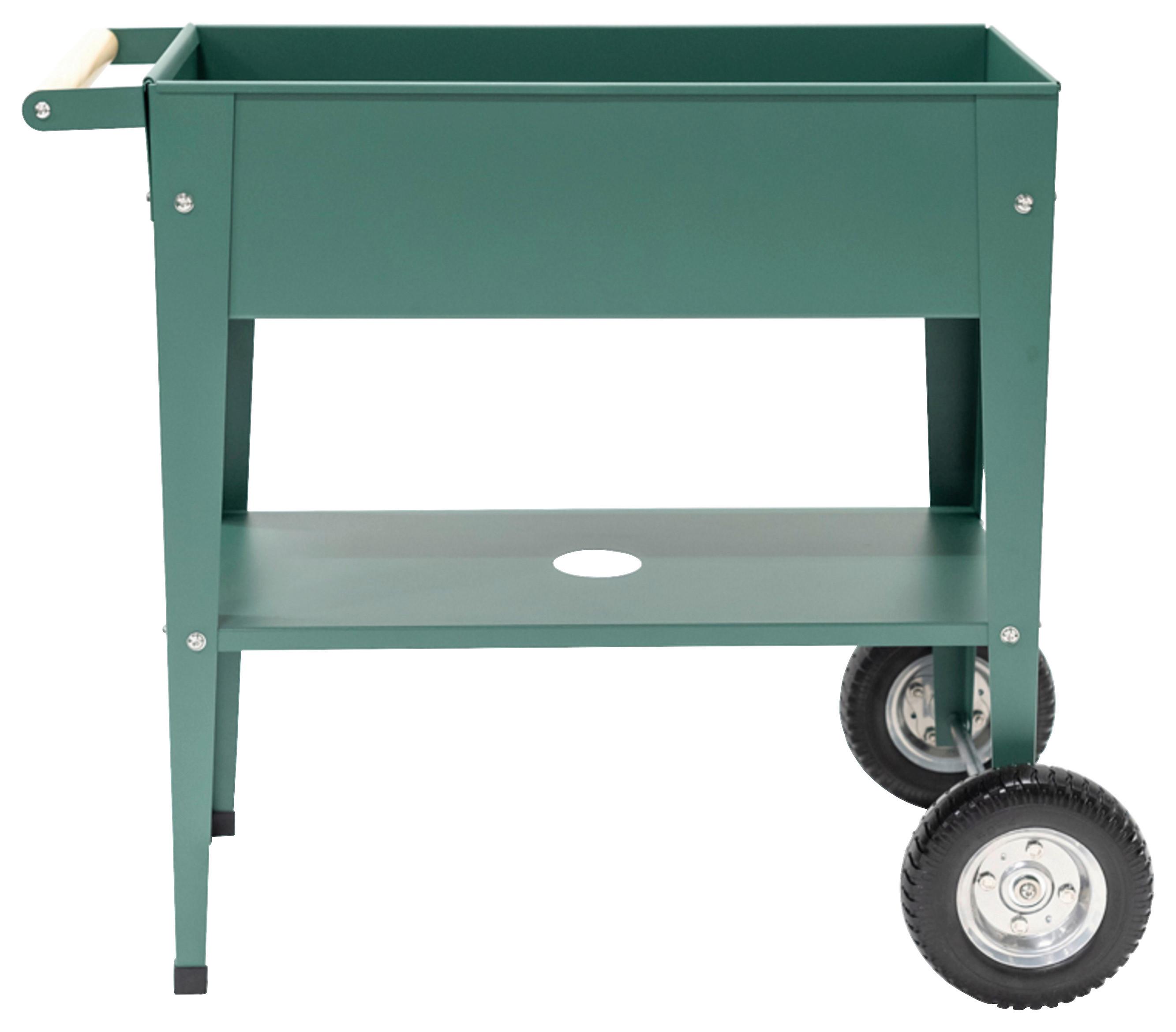 Hochbeet Kräuterfabrik Urban - Olivgrün, Basics, Metall (35/80/75cm)