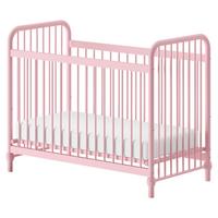 Postýlka s příčkami BRONXX růžová - pink, Romantický / Rustikální, kov (60/120cm) - MID.YOU