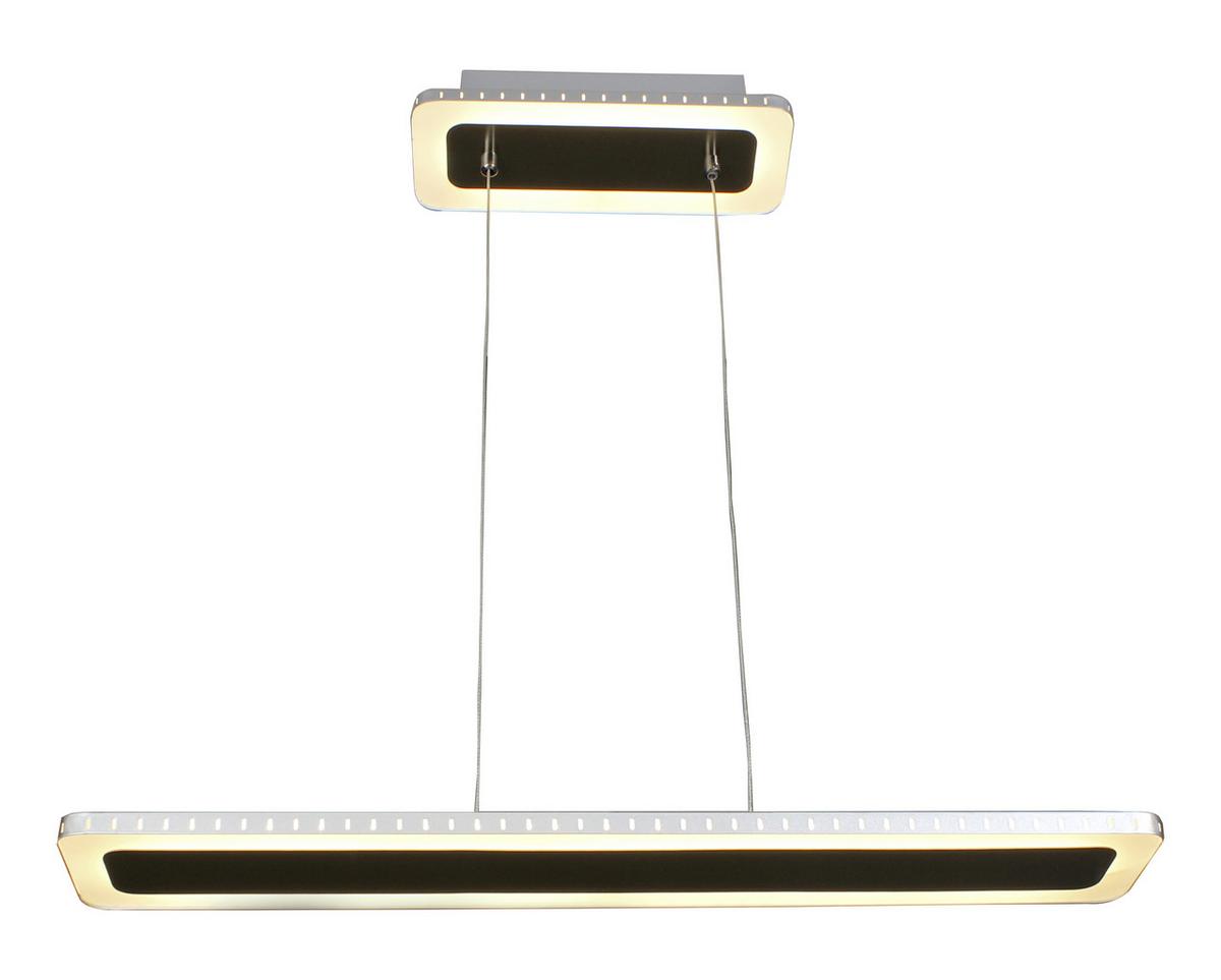 LED-Hängeleuchte Si Solaris H: 120 cm 2-Flammig dimmbar - Edelstahlfarben, Design, Metall (70/12/120cm)