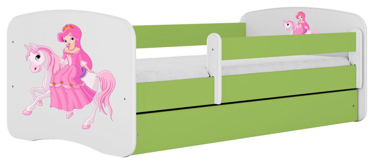 Kinder-/Juniorbett Babydreams inkl. Matratze 80x160 - Birkefarben/Weiß, MODERN, Holz/Holzwerkstoff (80/160cm) - MID.YOU