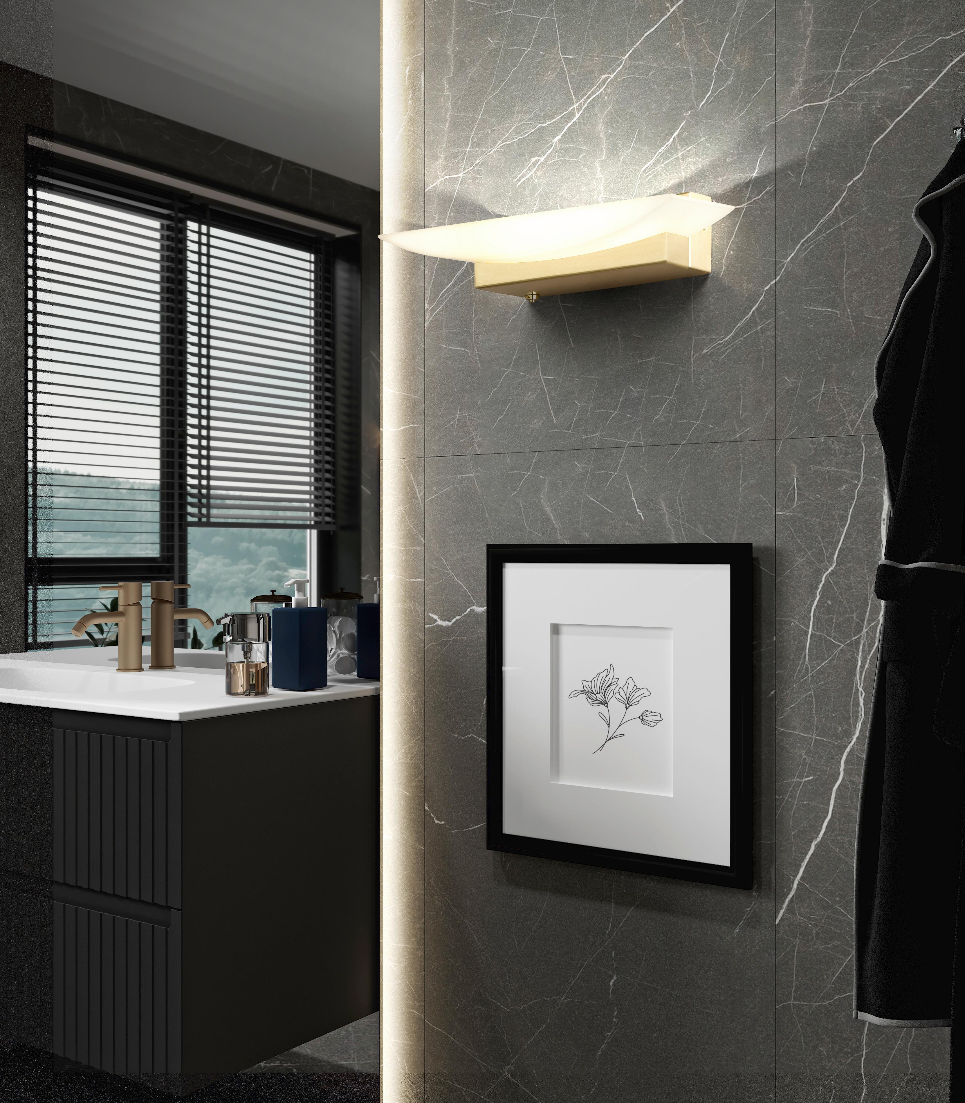 LED-Wandleuchte 30417 Bowl - Schwarz, Design, Metall (30/6/11cm) - Fischer & Honsel