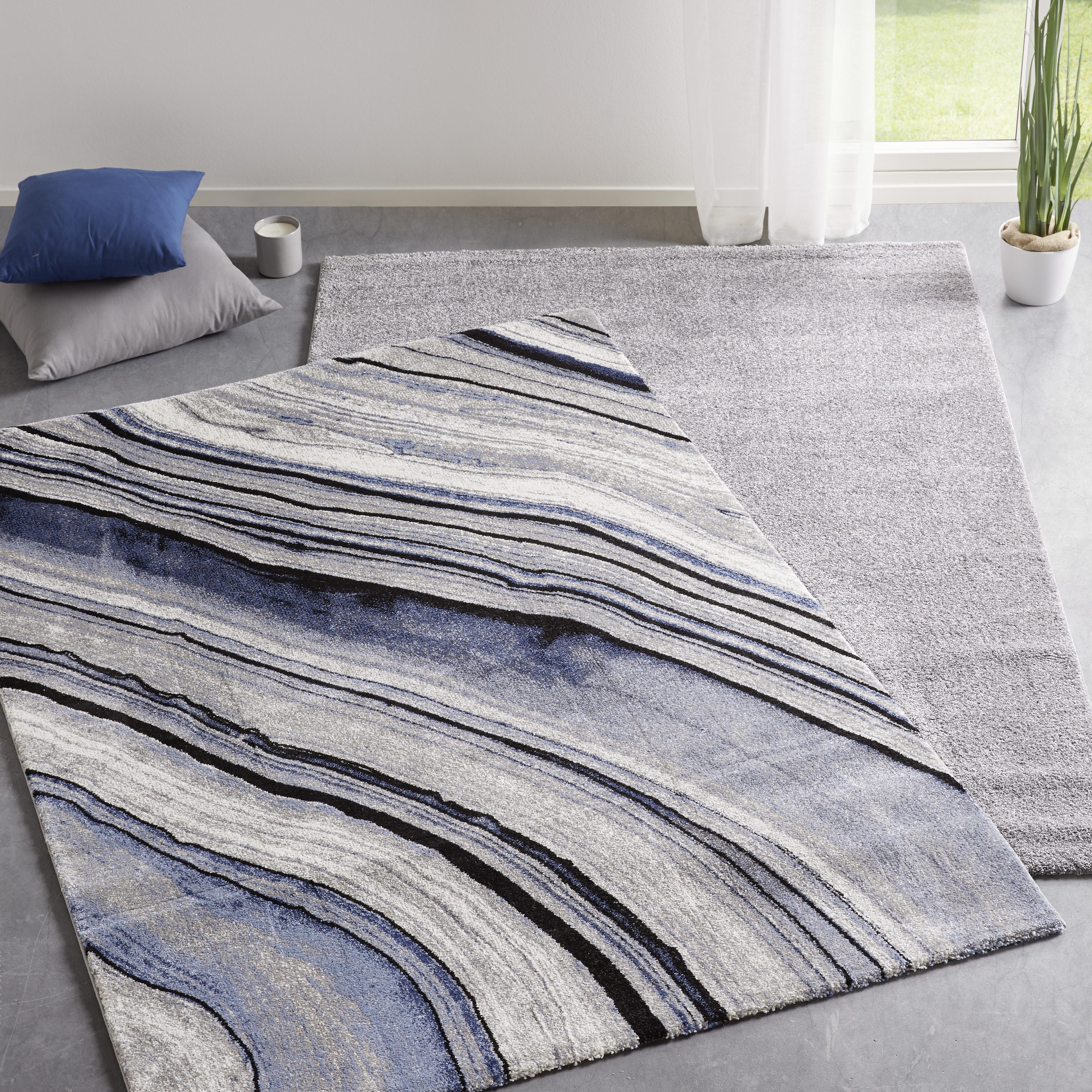 Tkaný Koberec Rubin 2, 120/170cm - světle šedá, Moderní (120/170cm) - Modern Living