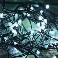 Fényfüzér Led-Es Fényfüzér - fehér, Basics, műanyag/fém (1900cm)