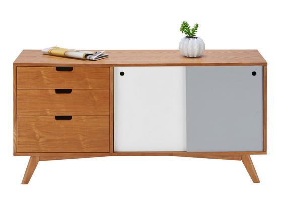Komoda Jillian - sivá/biela, Moderný, drevo (120/60/35cm) - Mömax modern living Komoda Jillian - sivá/biela, Moderný, drevo (120/60/35cm) - Mömax modern living