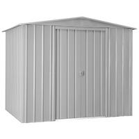Gerätehaus Ohne Boden 245x198x185 - Silberfarben, Basics, Metall (245/198/185cm)