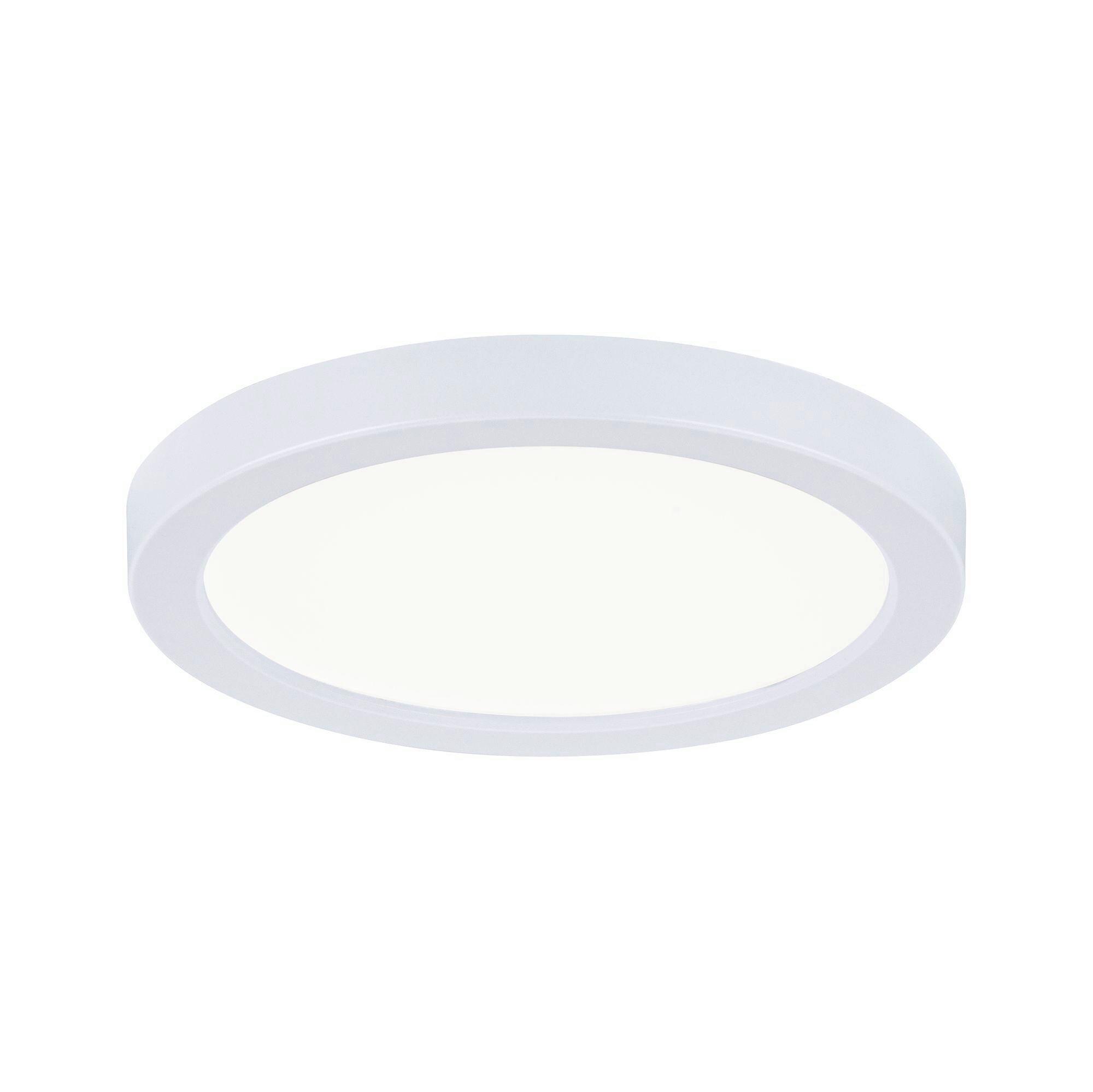 Led-paneel Ø 11,8 Cm Rund - Weiß, Design, Kunststoff (11,8cm) - Paulmann
