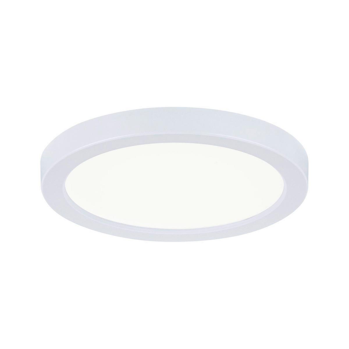 Led-paneel Ø 11,8 Cm Rund - Weiß, Design, Kunststoff (11,8cm) - Paulmann