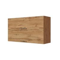 Küchenoberschrank B: 100 Cm Eiche Dekor 2 Klappen - Eiche Wotan, MODERN, Holzwerkstoff (100/57/34cm) - Held