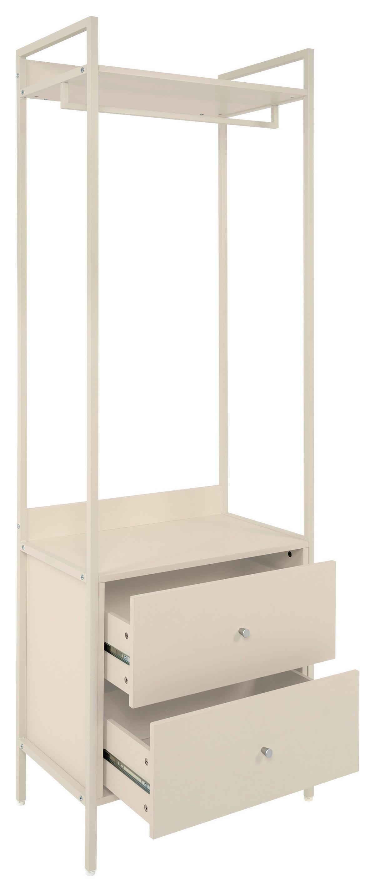 Garderobe Dhaka Kaschmir B: 64 cm - Kaschmir, MODERN, Holzwerkstoff/Metall (64/190/40cm)