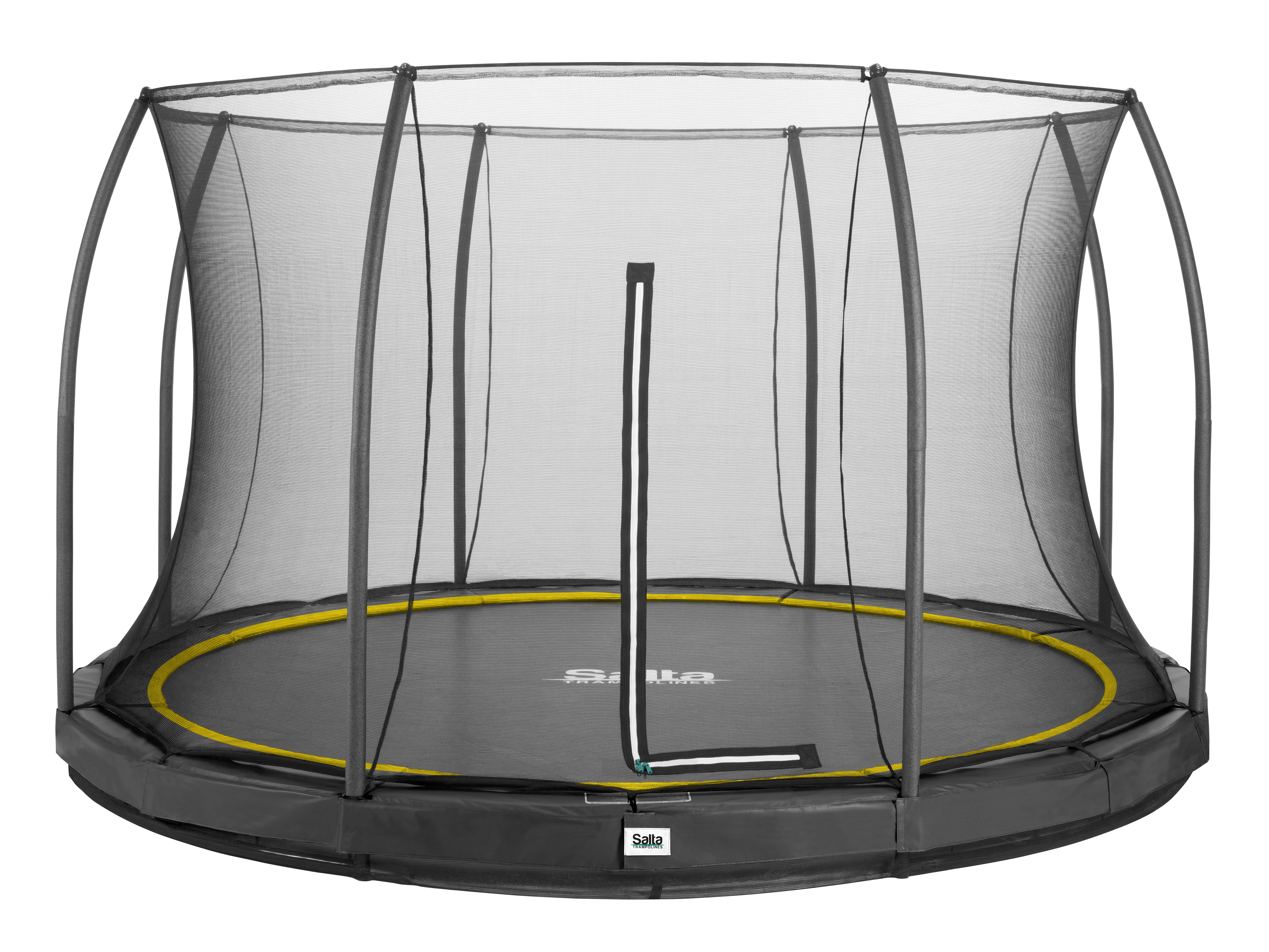 Trampolin 5396a - Schwarz, Basics, Metall (366cm) - Salta