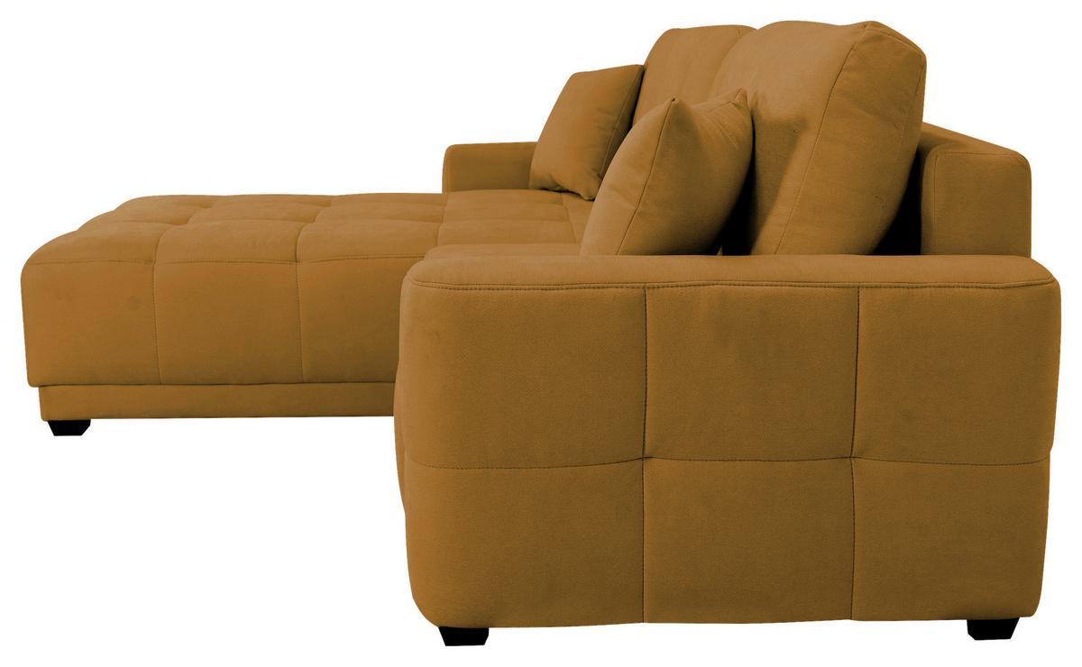 Ecksofa Mount Gelb S: 237x186 cm - Gelb, Design, Textil (237/186cm) - MID.YOU