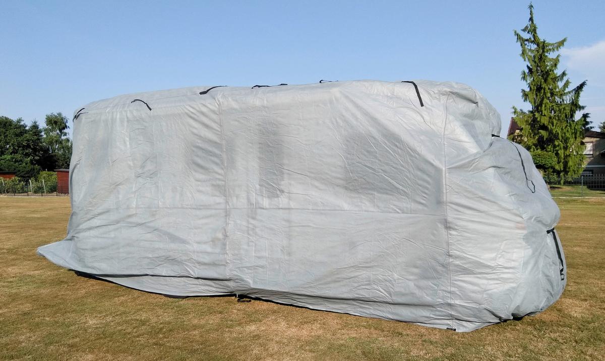 Schutzplane Abdeckplane Für Wohnmobil Gr. M Grau - Grau, Basics, Kunststoff (235/275/730cm)