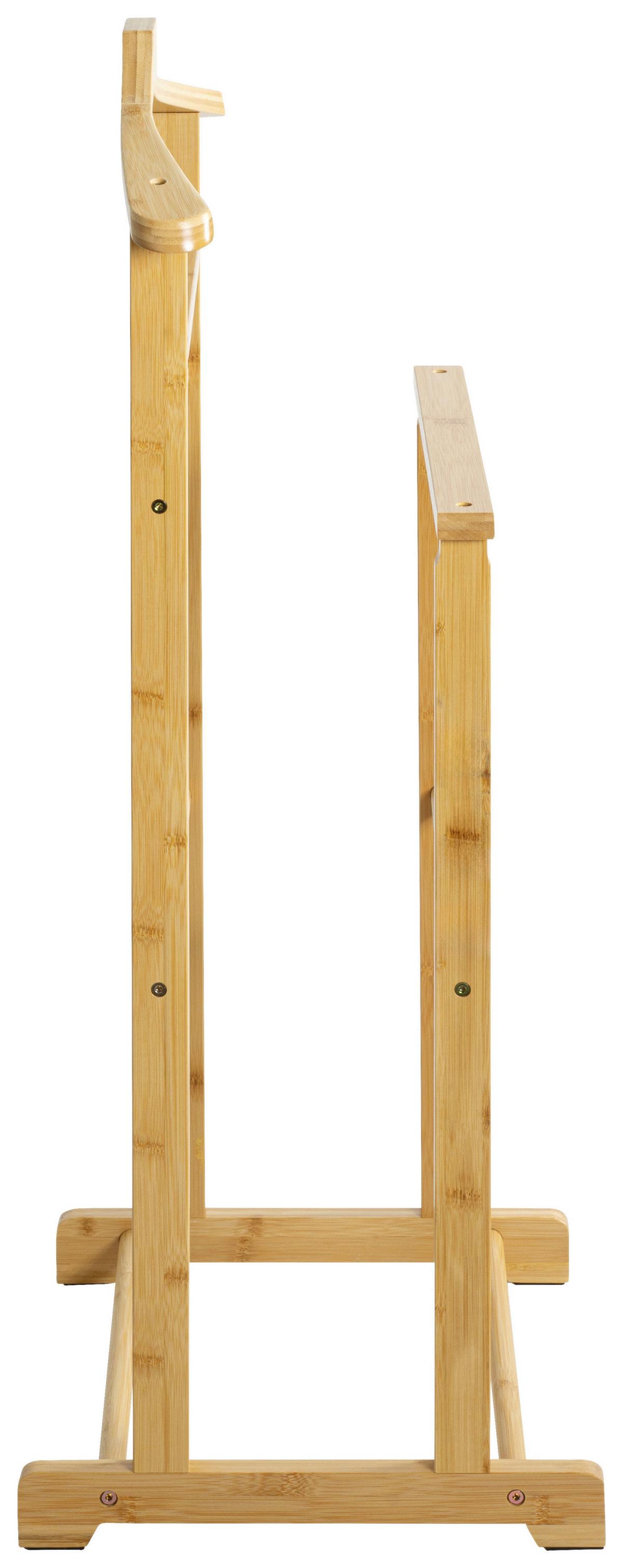 Herrendiener Oslo Bambus B: 48 cm - Naturfarben, Trend, Holz (48/97/36cm)