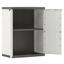 Kunststoffschrank Jolly Niedrig 68/85/39 - Anthrazit/Hellgrau, KONVENTIONELL, Kunststoff (68/85/39cm)