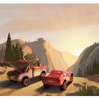 Fototapete Cars Sundown - Multicolor, Trend, Papier (300/280cm)