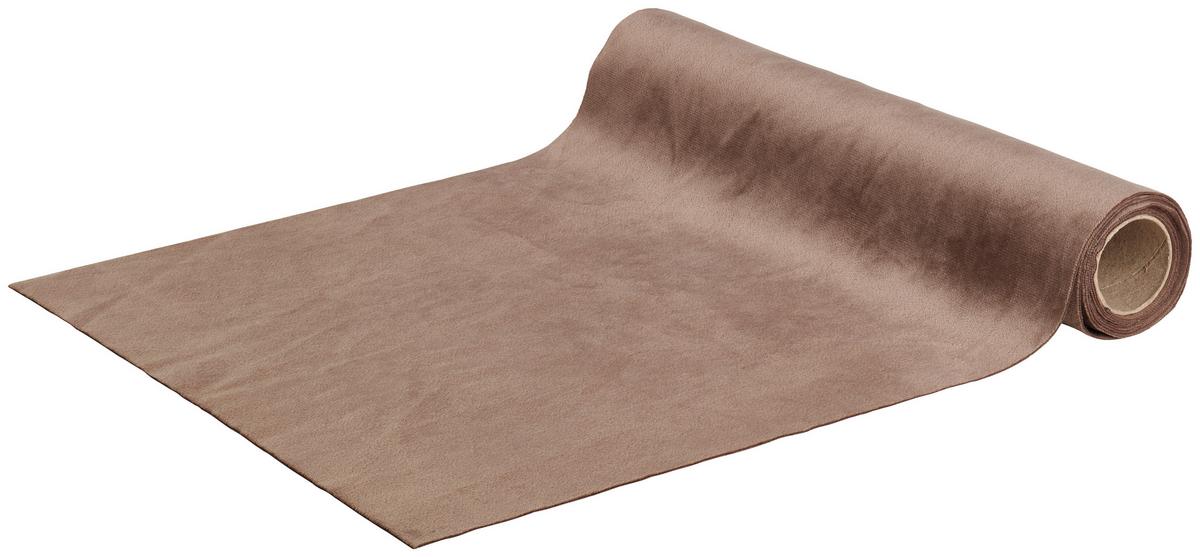 Dekoračná látka Viola, 35/180cm, hnedá - hnedá, Konventionell, textil (35/180cm) - Modern Living