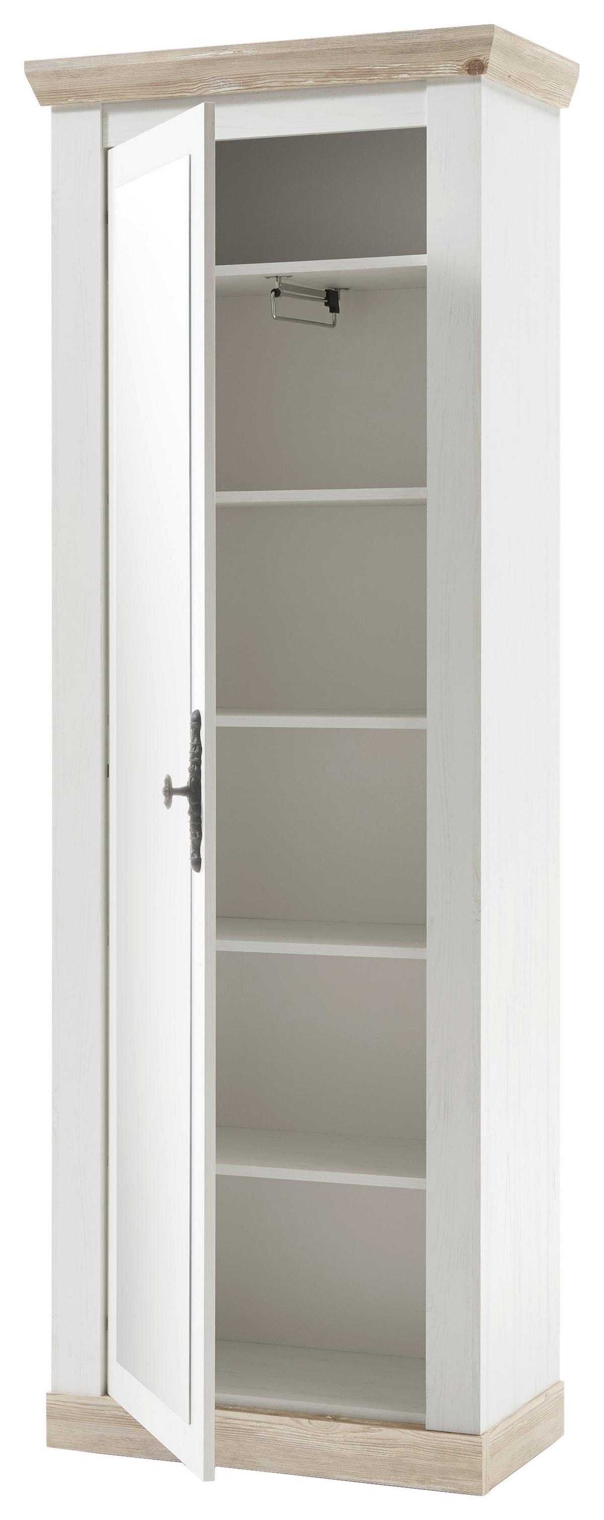 Garderobe Florenz Pinienfarb./Hellbraun B: 73cm - Hellbraun/Pinienfarben, Design, Holzwerkstoff (73/201/38cm) - MID.YOU