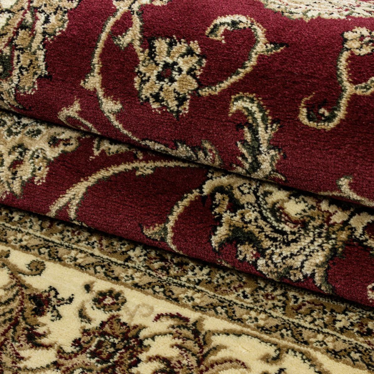 Orientalischer Webteppich Rot Marrakesh 120x170 cm - Beige/Rot, KONVENTIONELL, Textil (120/170cm)