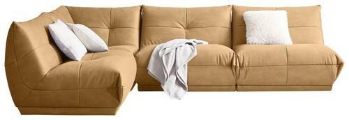 Ecksofa Giselle Hellbraun - Hellbraun, Trend, Textil (210/315cm) - Livetastic
