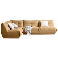 Ecksofa Giselle Hellbraun - Hellbraun, Trend, Textil (210/315cm) - Livetastic