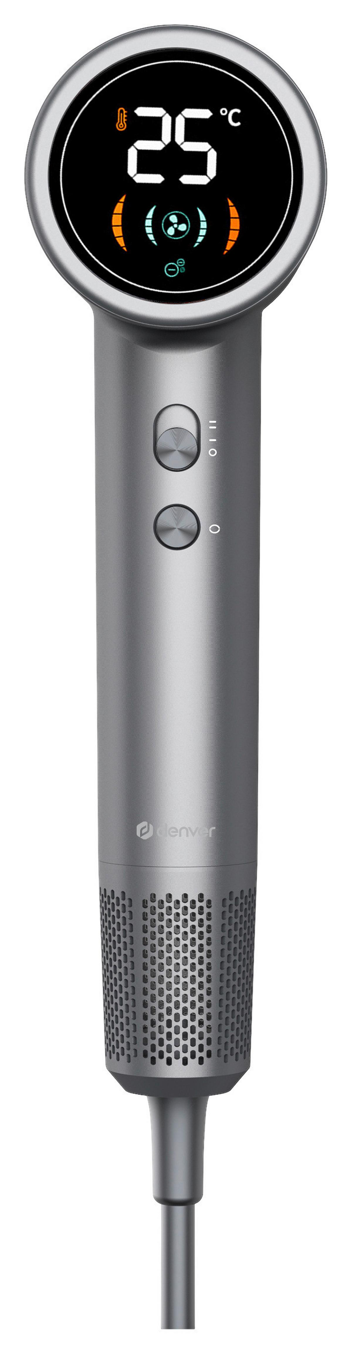 Haartrockner Hdd-1400dgr - Dunkelgrau, MODERN, Kunststoff (7/28/8,9cm)