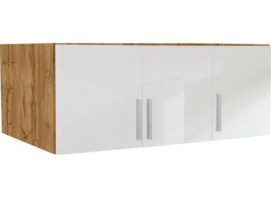 Nadstavec Na Skriňu K 3-dverovej Skrini, Dub Wotan - farby dubu/biela, Moderný, drevo (136/40/54cm) Nadstavec Na Skriňu K 3-dverovej Skrini, Dub Wotan - farby dubu/biela, Moderný, drevo (136/40/54cm)