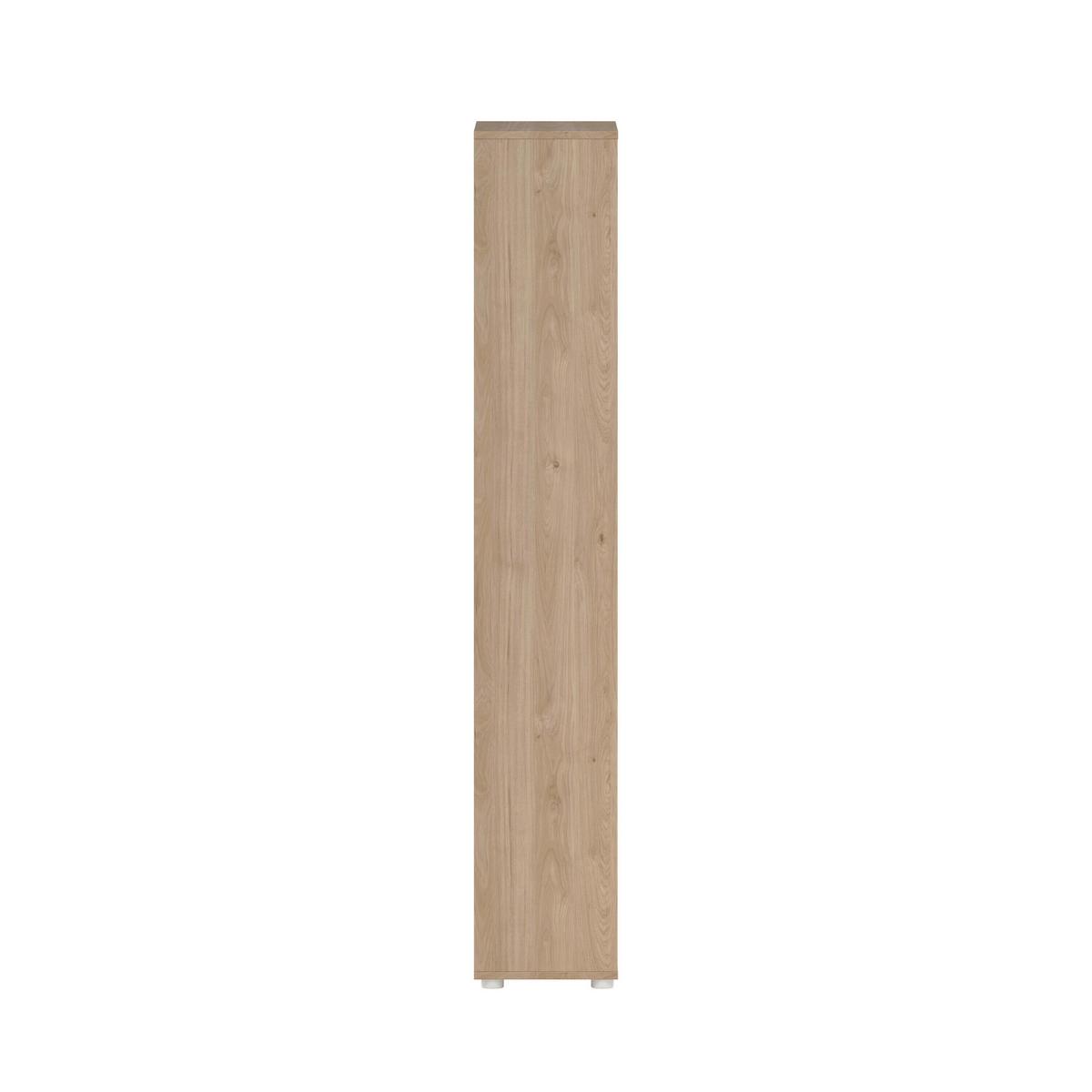 Aktenschrank Sign Weiß/Eichefarben, B: 79,6 cm - Eichefarben/Weiß, MODERN, Holzwerkstoff (79,6/207,7/34,3cm) - MID.YOU