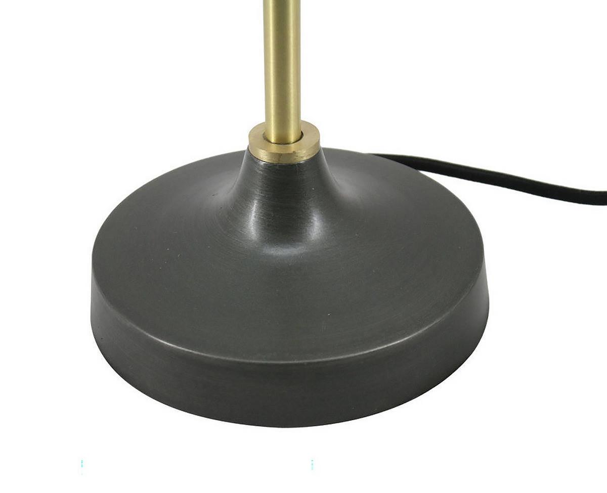 Tischlampe Carlea Schwarz/goldfarben - Goldfarben/Schwarz, Trend, Metall (115/15/58cm) - Kayoom