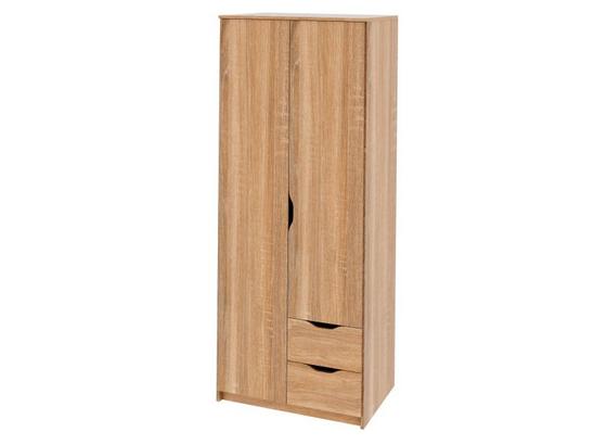 Šatná Skriňa Adriana 4 Dub - farby dubu, Moderný, kompozitné drevo (78/195/55cm) Šatná Skriňa Adriana 4 Dub - farby dubu, Moderný, kompozitné drevo (78/195/55cm)