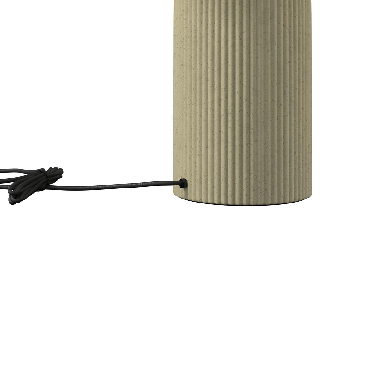 Tischleuchte Lucina Beige/Creme max. 40 Watt - krémová/béžová, Modern, kov/textil (30/46cm) - Bessagi Home