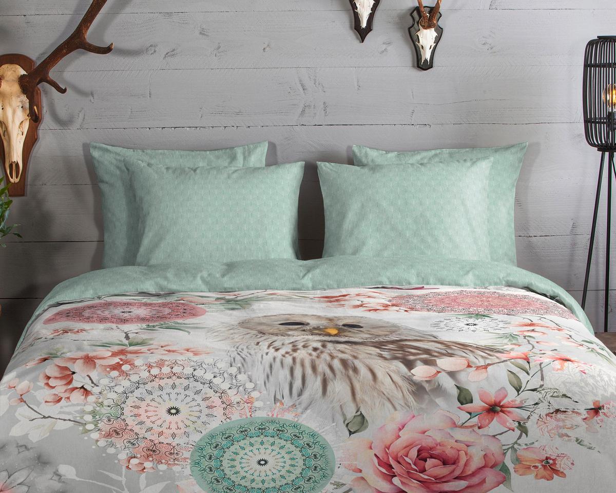 BETTWÄSCHE OMAIRA - Multicolor/Weiß, Design, Textil (140/200cm)