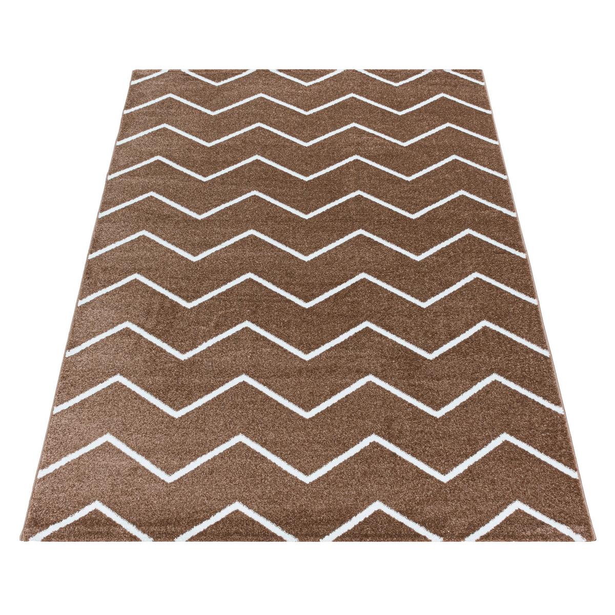 Hochflor Teppich Kupferfarben Rio 140x200 Cm - Kupferfarben, Basics, Textil (140/200cm)
