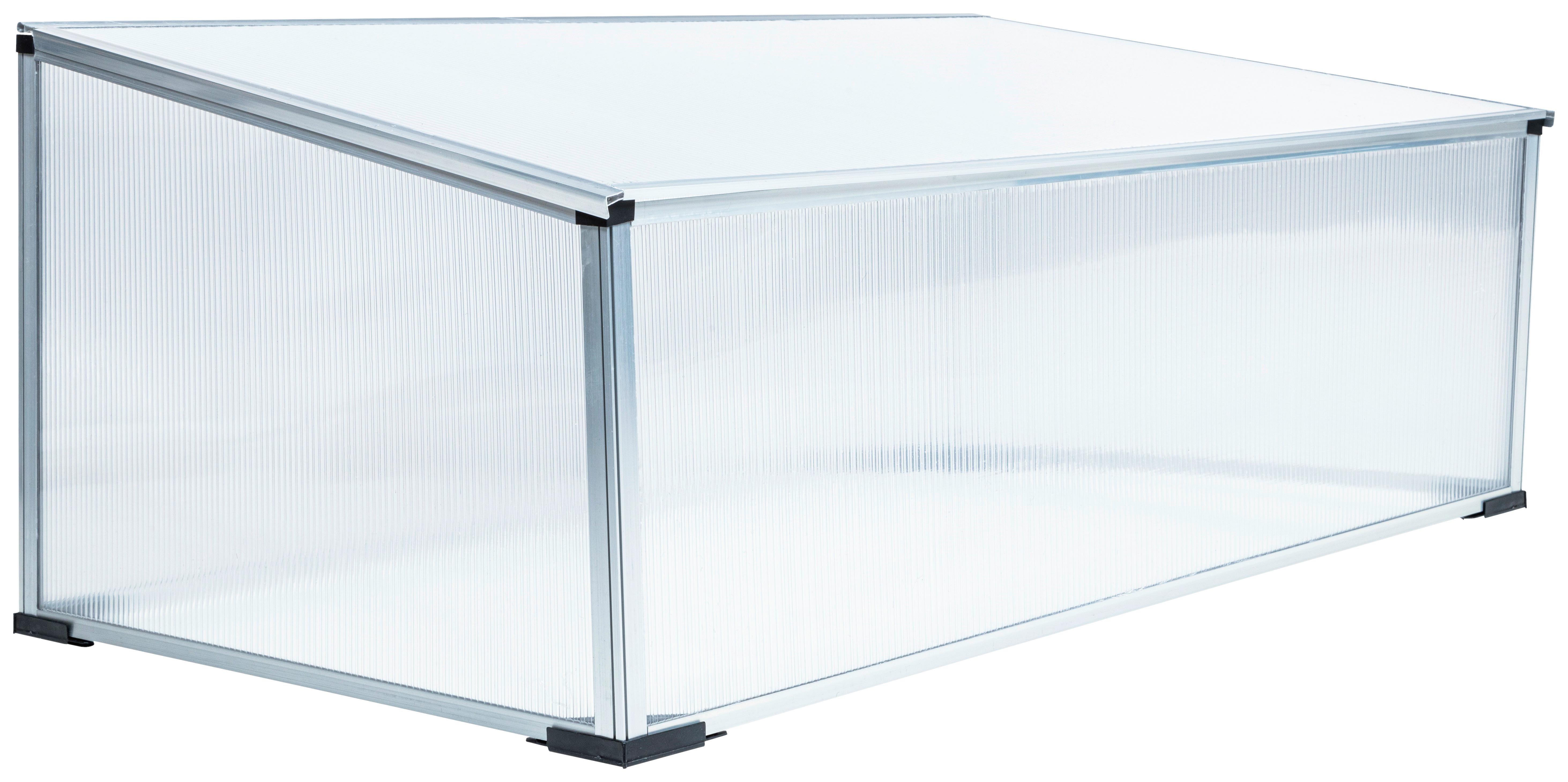 Frühbeet Abdeckung Transparent Bxhxt: Ca. 100x40x60 Cm - Transparent, Basics, Kunststoff/Metall (100/40/60cm) - Homezone