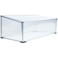 Frühbeet Abdeckung Transparent BxHxT: ca. 100x40x60 cm - Transparent, Basics, Kunststoff/Metall (100/40/60cm) - Homezone