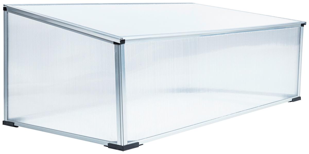 Frühbeet Abdeckung Transparent BxHxT: ca. 100x40x60 cm - Transparent, Basics, Kunststoff/Metall (100/40/60cm) - Homezone