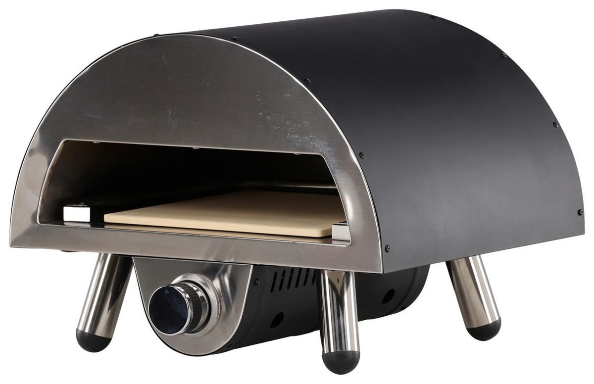 Pizzaofen Sentosa - Schwarz, KONVENTIONELL, Metall (52/39/49cm) - Gardenson