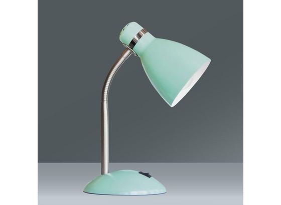 Lampa Stolní Elif - šedá/mátově zelená, Romantický / Rustikální, kov (35cm) Lampa Stolní Elif - šedá/mátově zelená, Romantický / Rustikální, kov (35cm)