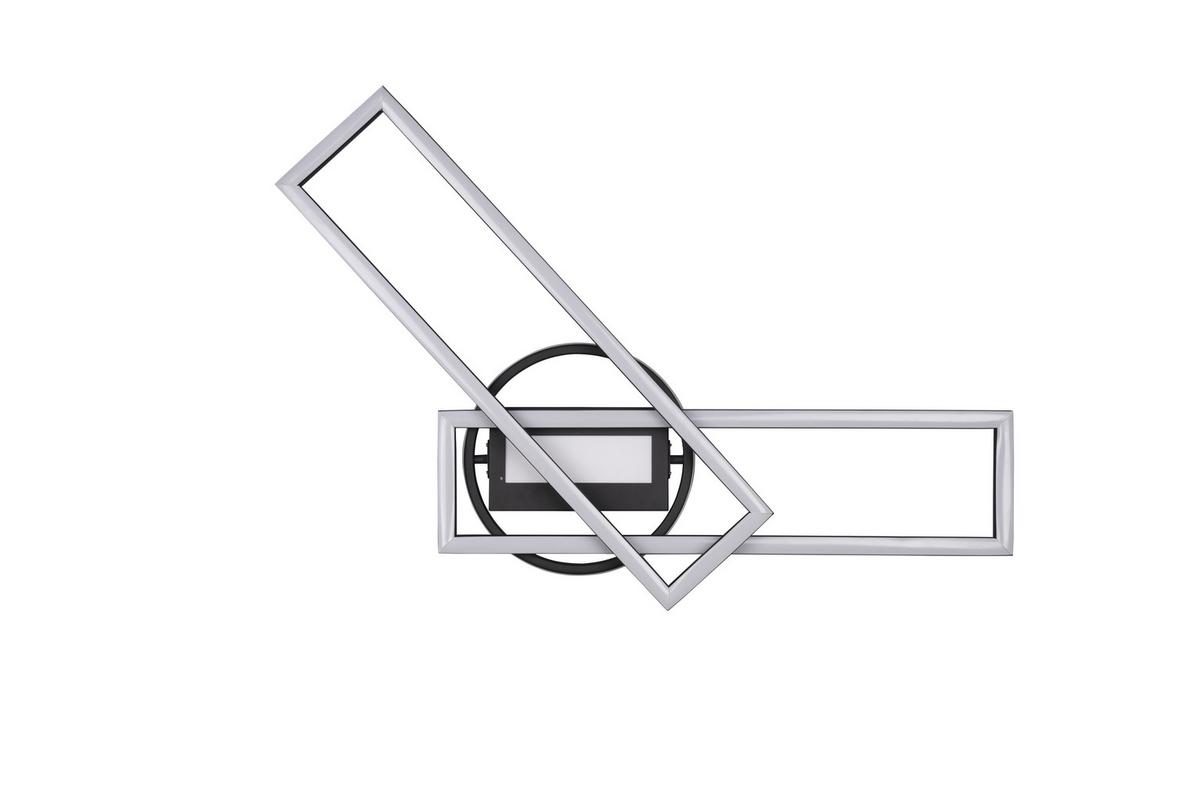 LED-Deckenleuchte R67183132 Twister - Schwarz, Basics, Metall (90,5/24,5/8,5cm)