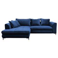 Eckschlafsofa Schlaffunktion Bello Royalblau - Blau/Royalblau, Design, Textil (187/277cm) - Livetastic