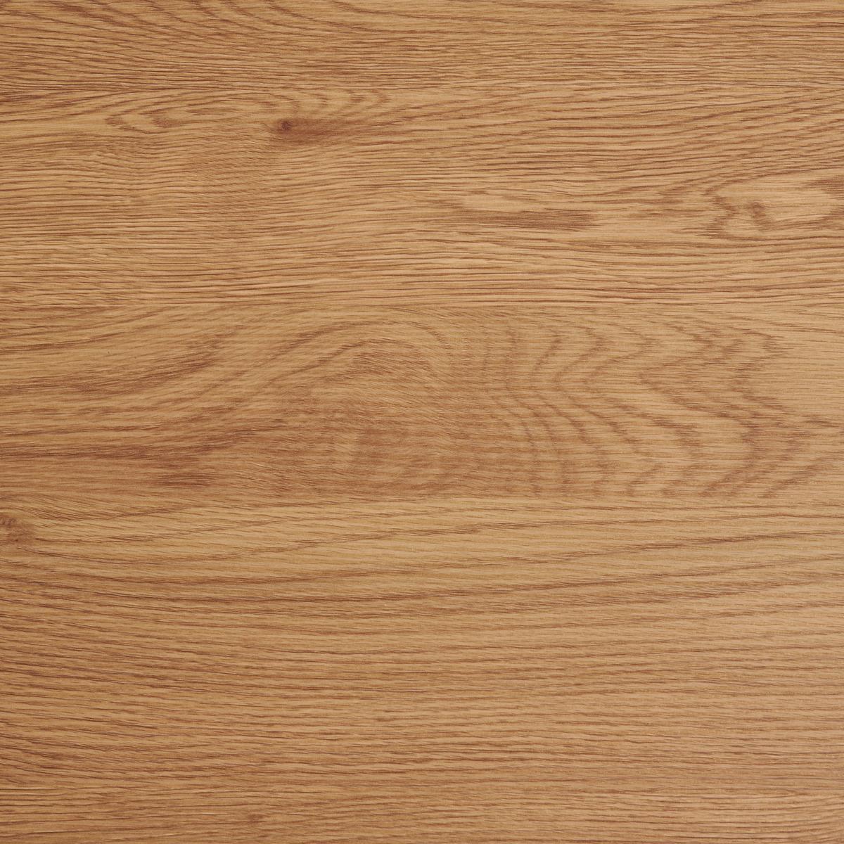 Esstisch Levin Mdf Eiche Dekor, B: 120 cm - Eichefarben/Schwarz, KONVENTIONELL, Holzwerkstoff/Metall (120/120/76cm) - MID.YOU