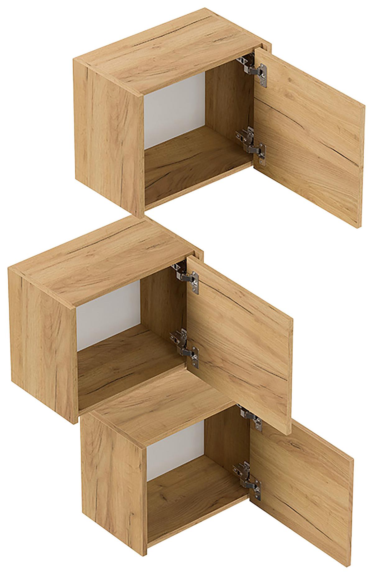 Hängeschrank Limes Eiche Dekor B: 41,4 Cm - Eichefarben, MODERN, Holzwerkstoff (41,4/33,3/25cm) - MID.YOU