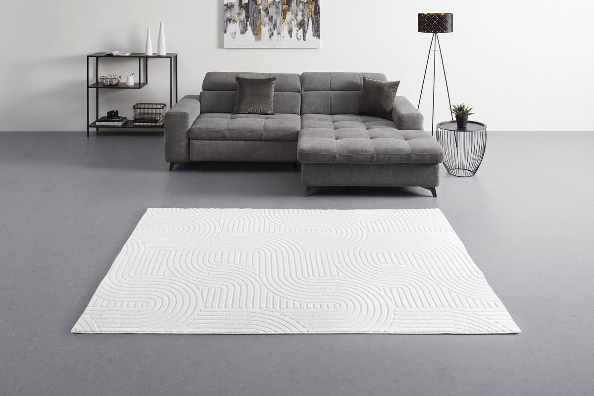 TKANÝ KOBEREC ZEN WEAVE - krémová, Konventionell, textil (160/220cm) - Mömax