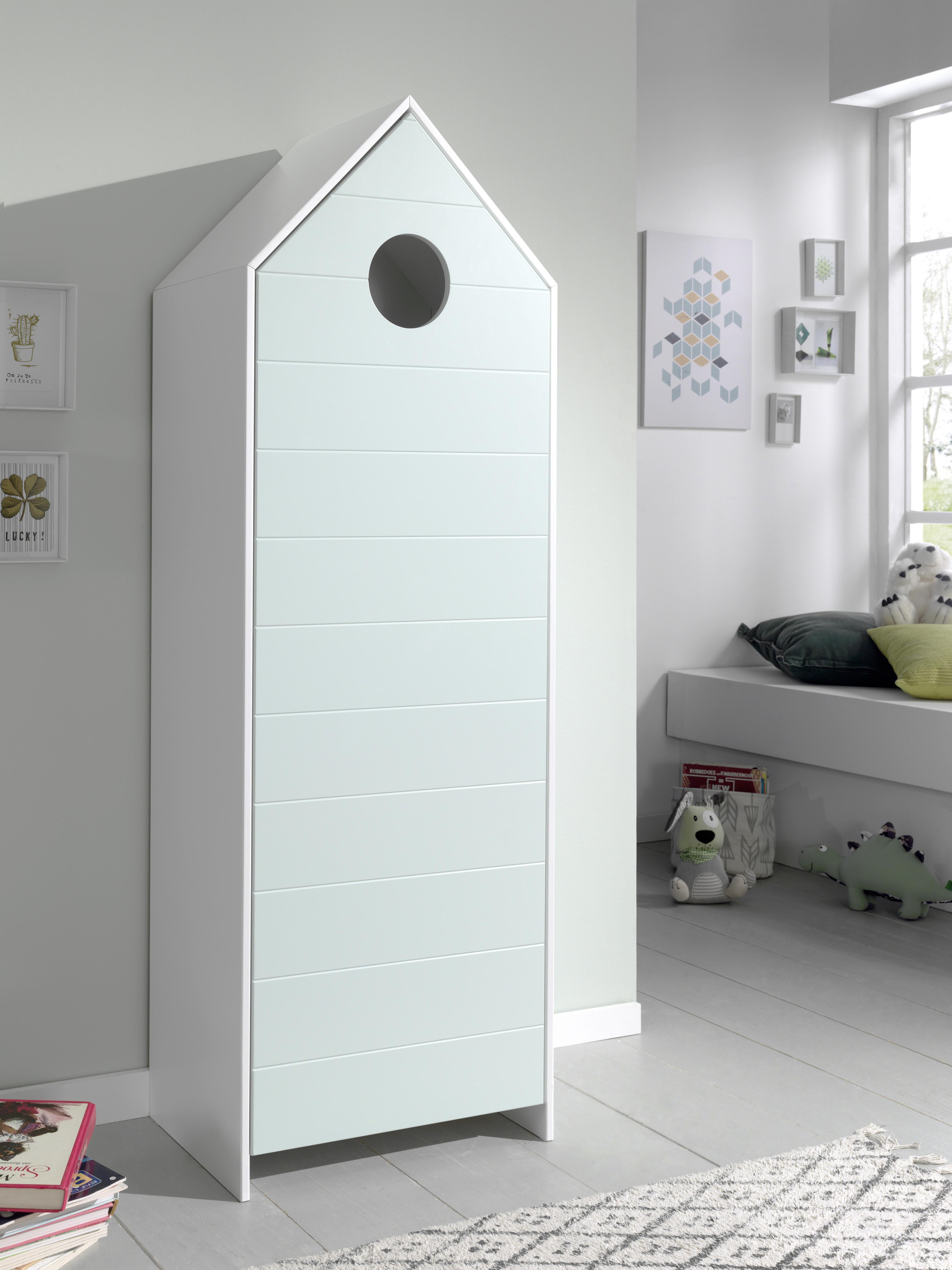 Kleiderschrank CASAMI mit Drehtür in Mint