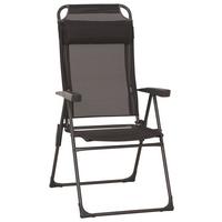 Campingsessel Klappbar mit Armlehnen Comfort - Anthrazit, KONVENTIONELL, Kunststoff/Textil (72/117/59cm) - Siena Garden