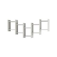 WANDREGAL Bat Shelf, Weiß B: 151 cm - Weiß, Design, Holzwerkstoff (151/64/20cm) - Livetastic