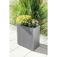 Blumenkasten H: 64 cm, Anthrazit - Anthrazit, Basics, Holz (57/30/64cm) - Prestige Home